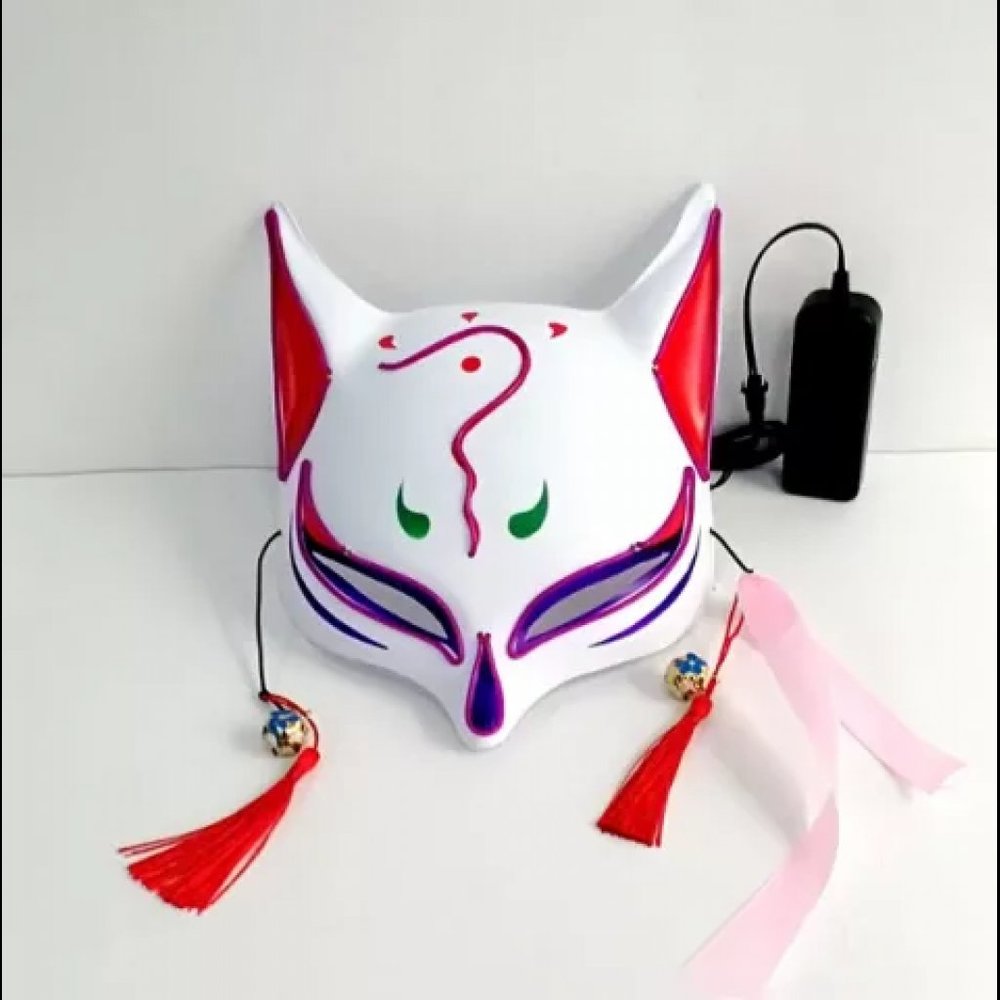 Horror Fox LED Mask (Fuchsia)